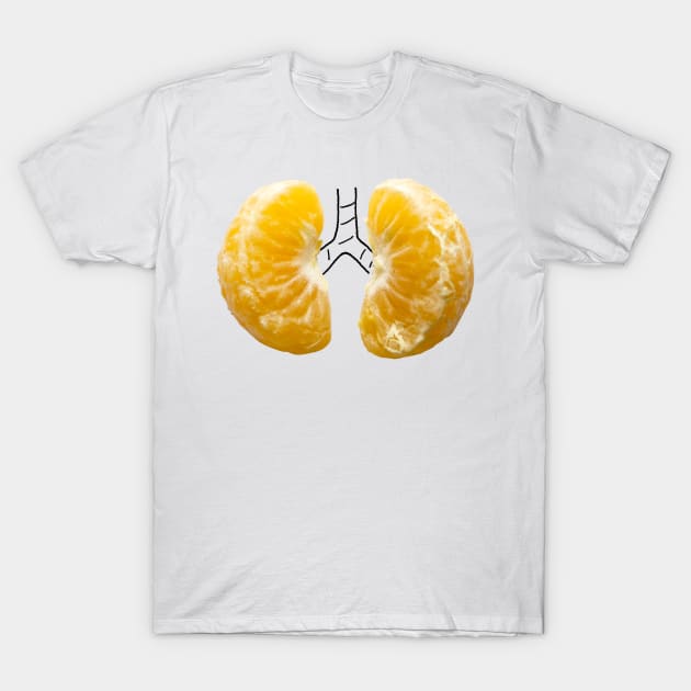 Lungs of tangerine T-Shirt by cintascotch